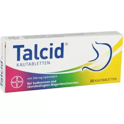 TALCID Tabletki do żucia, 20 szt