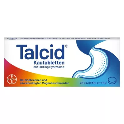 TALCID Tabletki do żucia, 20 szt TALCID Tabletki do żucia, 20 szt