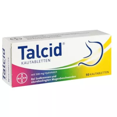 TALCID Tabletki do żucia, 50 szt