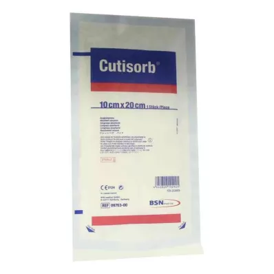 CUTISORB Kompresy chłonne sterylne 10x20 cm, 1 szt