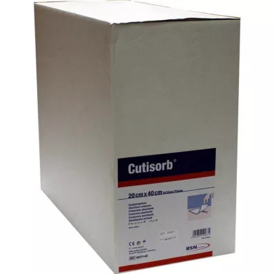 CUTISORB Kompresy chłonne niesterylne 20x40 cm, 50 szt