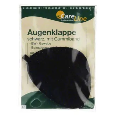 AUGENKLAPPE z gumką w kolorze czarnym, 1 szt AUGENKLAPPE z gumką w kolorze czarnym, 1 szt