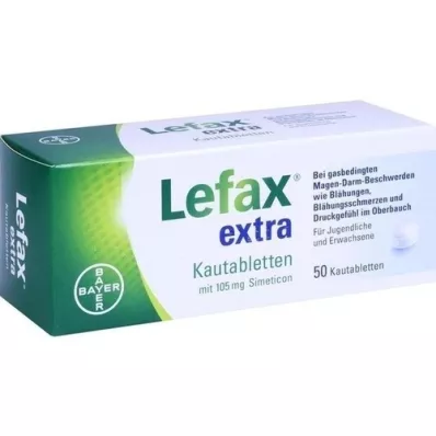 LEFAX dodatkowe tabletki do żucia, 50 szt