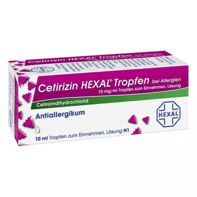 CETIRIZIN HEXAL Krople na alergie, 10 ml CETIRIZIN HEXAL Krople na alergie, 10 ml