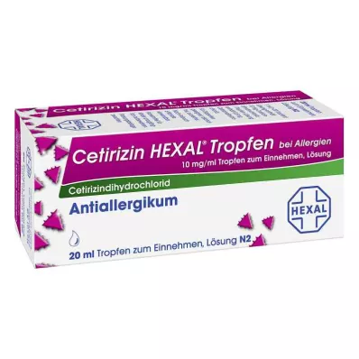 CETIRIZIN HEXAL Krople na alergie, 20 ml CETIRIZIN HEXAL Krople na alergie, 20 ml