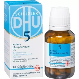 BIOCHEMIE DHU 5 Kalium phosphoricum D 6 tabletek, 200 szt