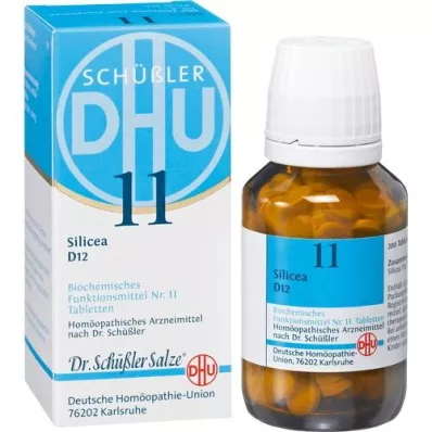 BIOCHEMIE DHU 11 Silicea D 12 tabletek, 200 szt