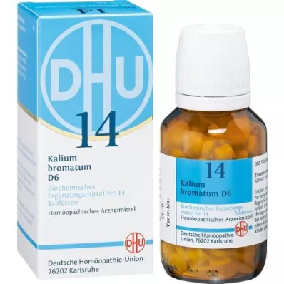 BIOCHEMIE DHU 14 Kalium bromatum D 6 tabletek, 200 szt