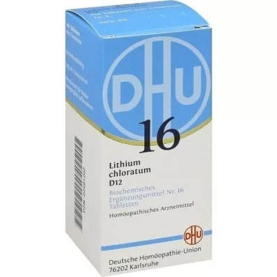 BIOCHEMIE DHU 16 Lithium chloratum D 12 tabletek, 200 szt