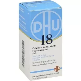 BIOCHEMIE DHU 18 Calcium sulphuratum D 12 tabletek, 200 szt