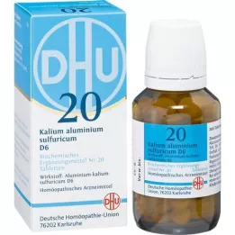 BIOCHEMIE DHU 20 Potassium alum.sulphur.D 6 tabletek, 200 szt