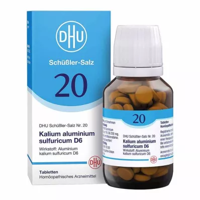 BIOCHEMIE DHU 20 Potassium alum.sulphur.D 6 tabletek, 200 szt