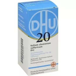 BIOCHEMIE DHU 20 Potassium alum.sulphur.D 12 tabletek, 200 szt