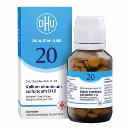 BIOCHEMIE DHU 20 Potassium alum.sulphur.D 12 tabletek, 200 szt