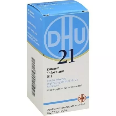 BIOCHEMIE DHU 21 Zincum chloratum D 12 tabletek, 200 szt