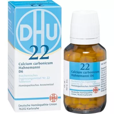 BIOCHEMIE DHU 22 Calcium carbonicum D 6 tabletek, 200 szt