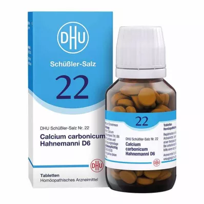 BIOCHEMIE DHU 22 Calcium carbonicum D 6 tabletek, 200 szt BIOCHEMIE DHU 22 Calcium carbonicum D 6 tabletek, 200 szt