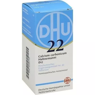 BIOCHEMIE DHU 22 Calcium carbonicum D 12 tabletek, 200 szt
