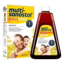 MULTI SANOSTOL Syrop bez dodatku cukru, 260 g