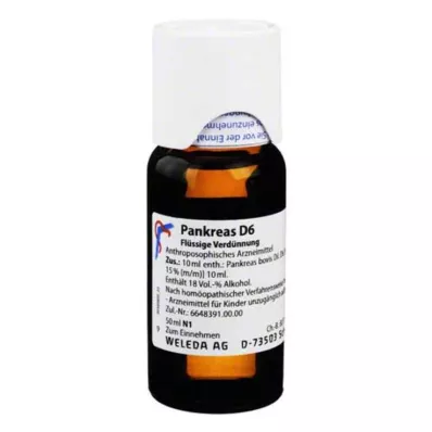 PANKREAS D 6 Rozcieńczenie, 50 ml
