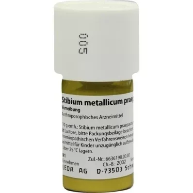 STIBIUM METALLICUM PRAEPARATUM D 10 Roztarcie, 20 g