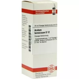 ACIDUM FORMICICUM D 12 Rozcieńczenie, 20 ml