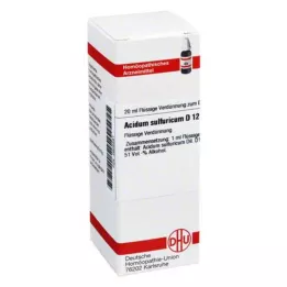 ACIDUM SULFURICUM D 12 Rozcieńczenie, 20 ml