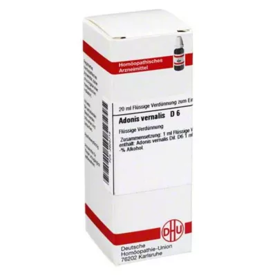ADONIS VERNALIS D 6 Rozcieńczenie, 20 ml ADONIS VERNALIS D 6 Rozcieńczenie, 20 ml