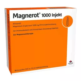 MAGNEROT 1000 ampułek do wstrzykiwań, 10 x 10 ml