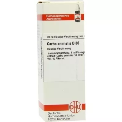 CARBO ANIMALIS Rozcieńczenie D 30, 20 ml