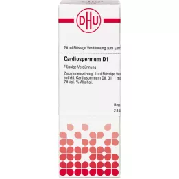 CARDIOSPERMUM D 1 Rozcieńczenie, 20 ml