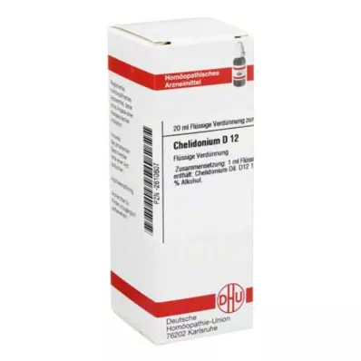 CHELIDONIUM D 12 Rozcieńczenie, 20 ml