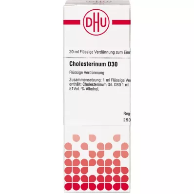 CHOLESTERINUM D 30 Rozcieńczenie, 20 ml