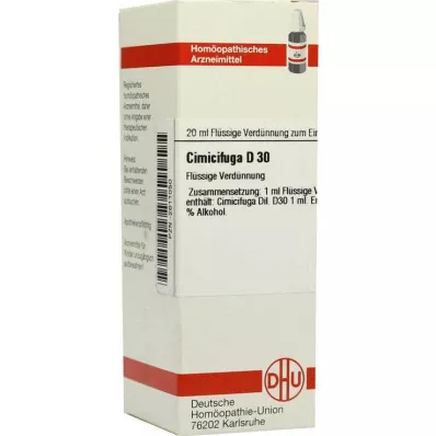 CIMICIFUGA Rozcieńczenie D 30, 20 ml
