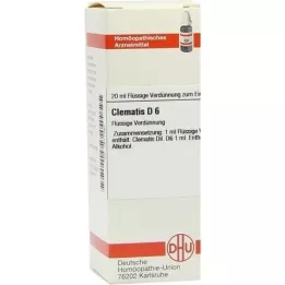CLEMATIS D 6 Rozcieńczenie, 20 ml