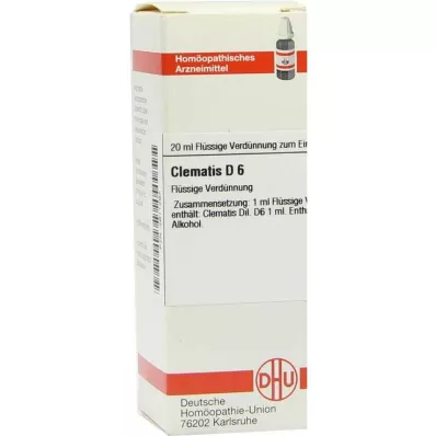 CLEMATIS D 6 Rozcieńczenie, 20 ml