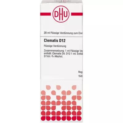 CLEMATIS D 12 Rozcieńczenie, 20 ml