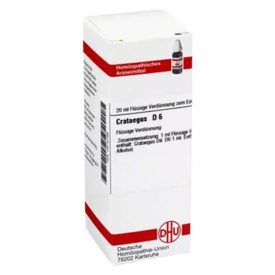 CRATAEGUS D 6 Rozcieńczenie, 20 ml CRATAEGUS D 6 Rozcieńczenie, 20 ml