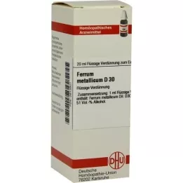 FERRUM METALLICUM D 30 Rozcieńczenie, 20 ml