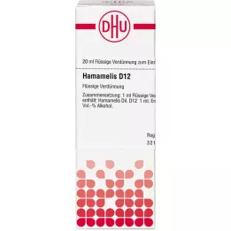 HAMAMELIS D 12 Rozcieńczenie, 20 ml