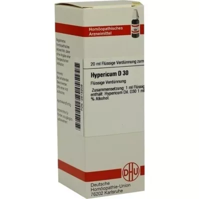 HYPERICUM D 30 Rozcieńczenie, 20 ml