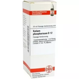KALIUM PHOSPHORICUM D 12 Rozcieńczenie, 20 ml