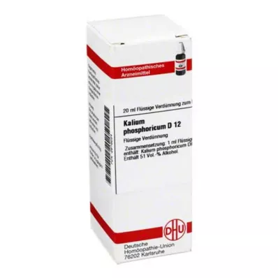 KALIUM PHOSPHORICUM D 12 Rozcieńczenie, 20 ml