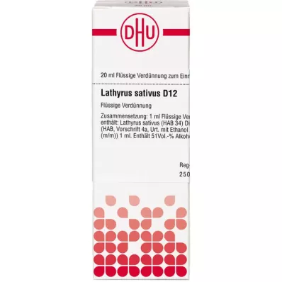 LATHYRUS SATIVUS D 12 Rozcieńczenie, 20 ml