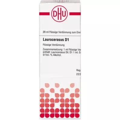 LAUROCERASUS D 1 Rozcieńczenie, 20 ml