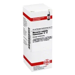MERCURIUS SOLUBILIS Hahnemanni D 12 Rozcieńczenie, 20 ml