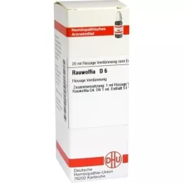 RAUWOLFIA D 6 Rozcieńczenie, 20 ml