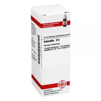 SABADILLA D 6 Rozcieńczenie, 20 ml