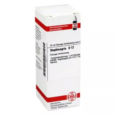 STAPHISAGRIA D 12 Rozcieńczenie, 20 ml STAPHISAGRIA D 12 Rozcieńczenie, 20 ml