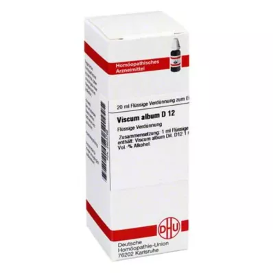 VISCUM ALBUM D 12 Rozcieńczenie, 20 ml VISCUM ALBUM D 12 Rozcieńczenie, 20 ml